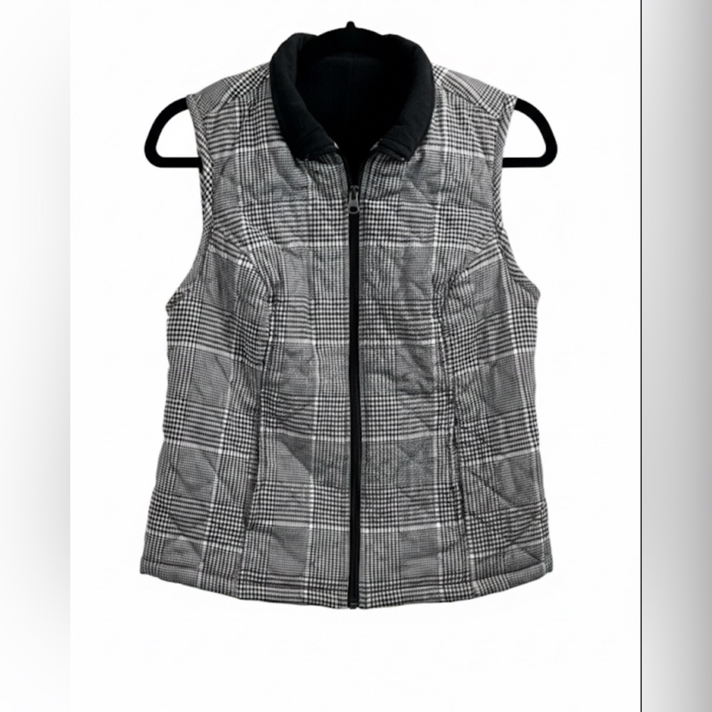 Sonoma Goods for Life Plaid Fleece Lined Vest